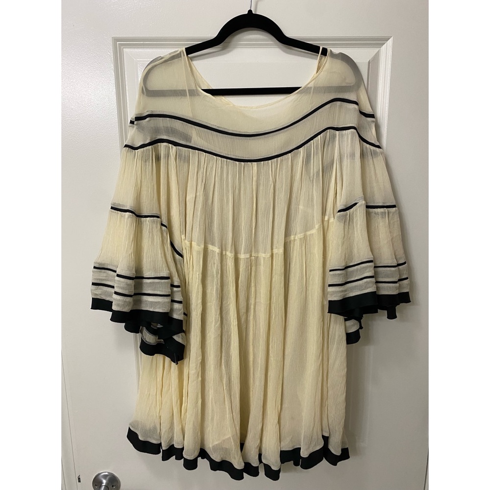 flowy mid-length dress